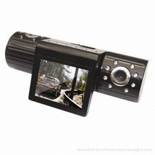 Full New 2CH Synchronous Video Car Camera, 2.7-inch LCD